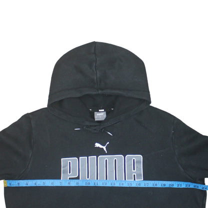 Mens UK Size L PUMA Black Pullover Hoodie