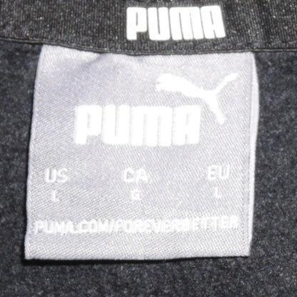Mens UK Size L PUMA Black Pullover Hoodie