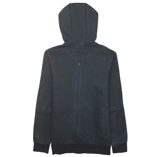 Adidas Boys Black Full Zip Hoodie 13-14 Years Hooded Sports Sweatshirt