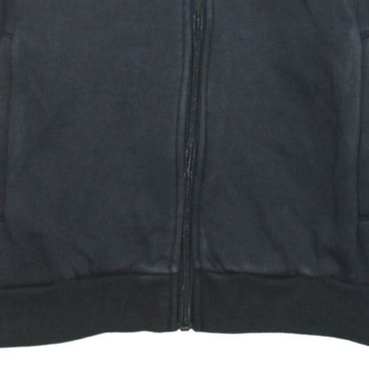 Adidas Boys Black Full Zip Hoodie 13-14 Years Hooded Sports Sweatshirt