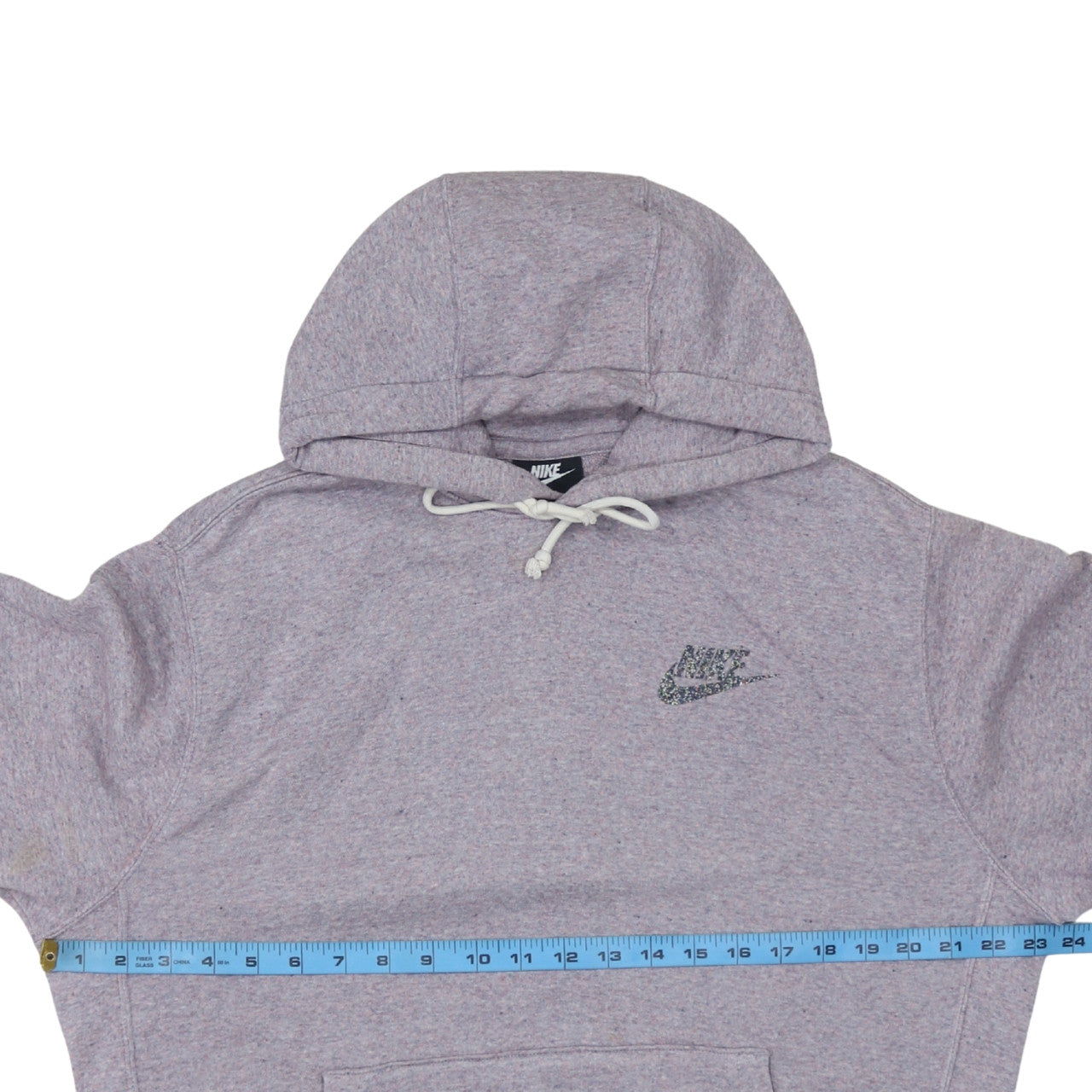 Mens UK Size M Nike Grey Pullover Hoodie