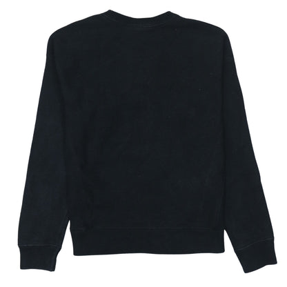 Womens UK Size S Champion Black Pullover Sweatshirt
