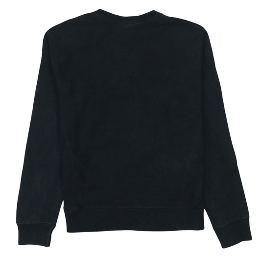 Womens UK Size S Champion Black Pullover Sweatshirt