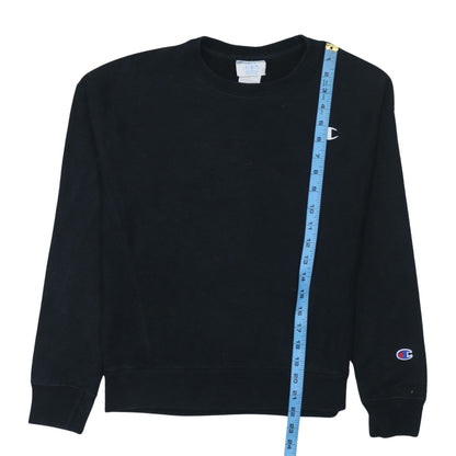 Womens UK Size S Champion Black Pullover Sweatshirt