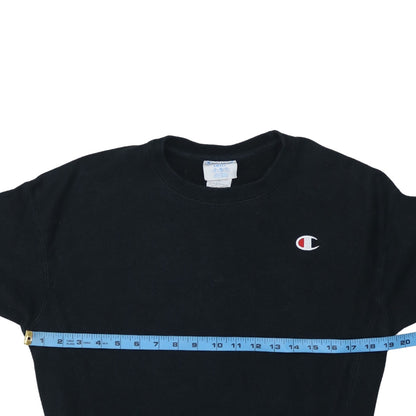 Womens UK Size S Champion Black Pullover Sweatshirt