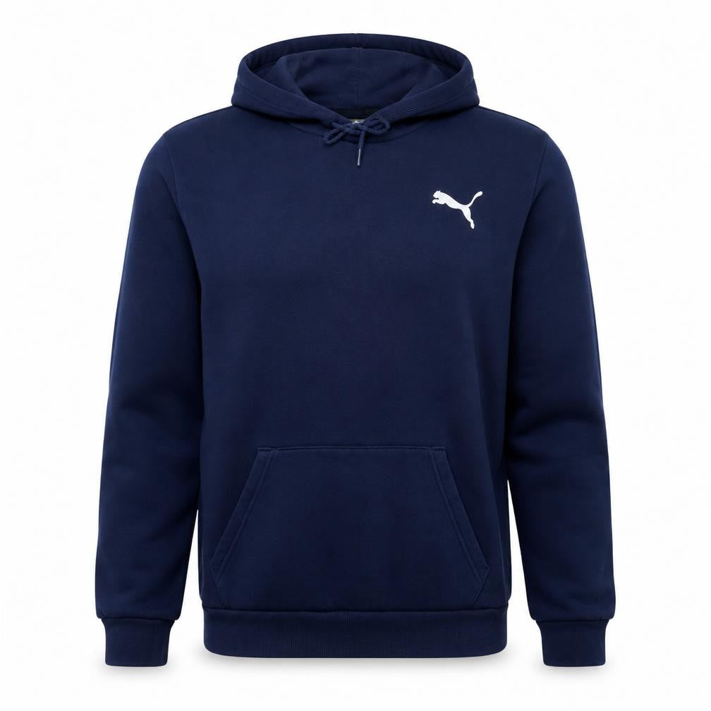 Mens UK Size L PUMA Blue Pullover Hoodie