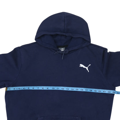 Mens UK Size L PUMA Blue Pullover Hoodie