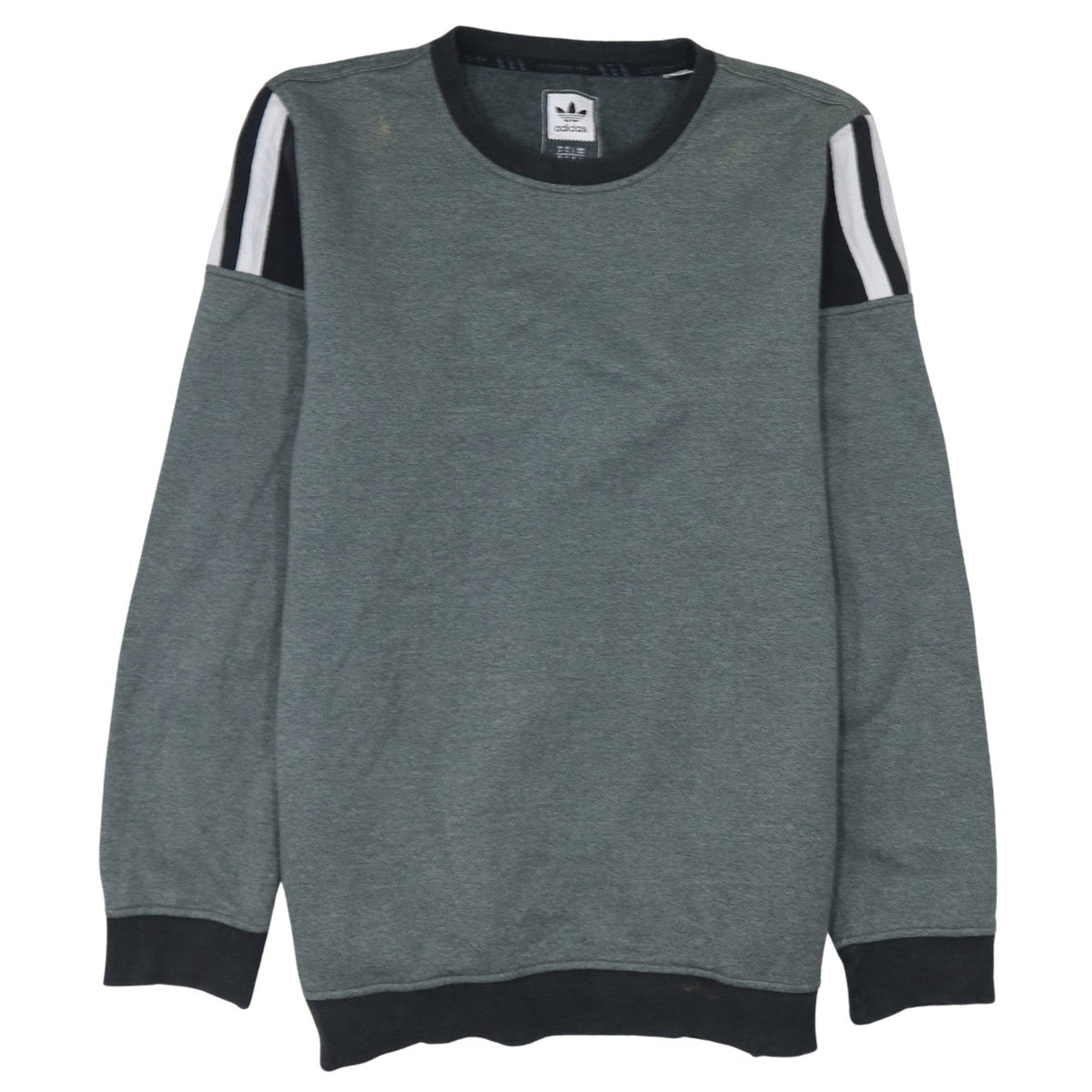 Mens UK Size M adidas Grey Pullover Sweatshirt