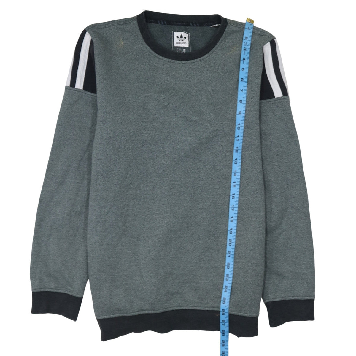 Mens UK Size M adidas Grey Pullover Sweatshirt
