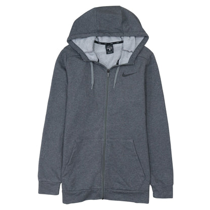 Mens UK Size S Nike Grey Full Zip Hoodie