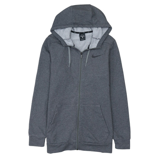 Mens UK Size S Nike Grey Full Zip Hoodie