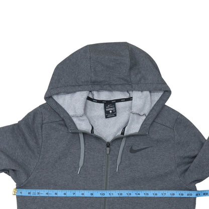 Mens UK Size S Nike Grey Full Zip Hoodie
