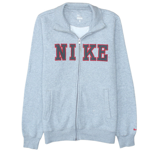 Mens UK Size M Nike Grey Full Zip Sweatshirt