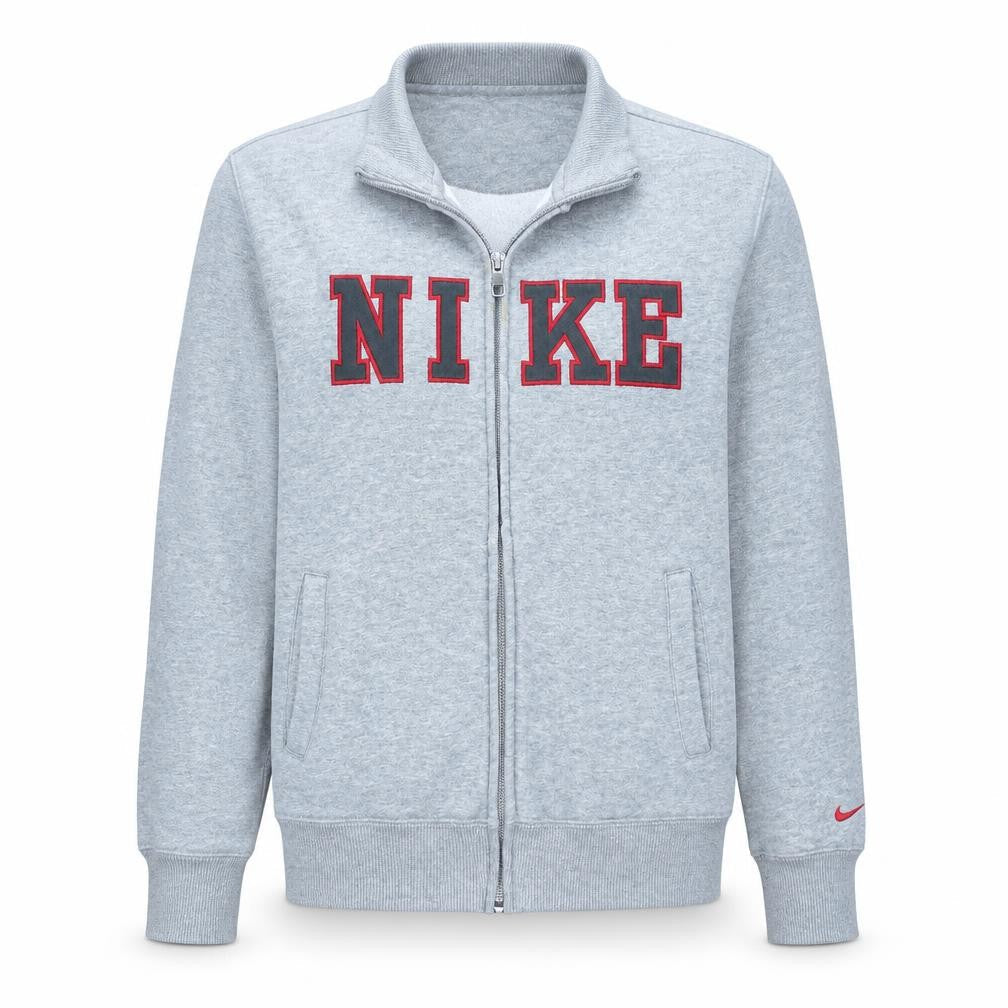 Mens UK Size M Nike Grey Full Zip Sweatshirt