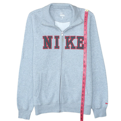 Mens UK Size M Nike Grey Full Zip Sweatshirt