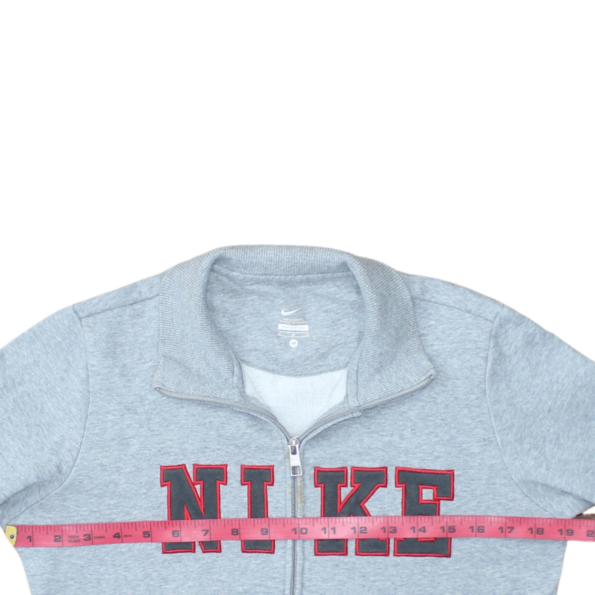 Mens UK Size M Nike Grey Full Zip Sweatshirt