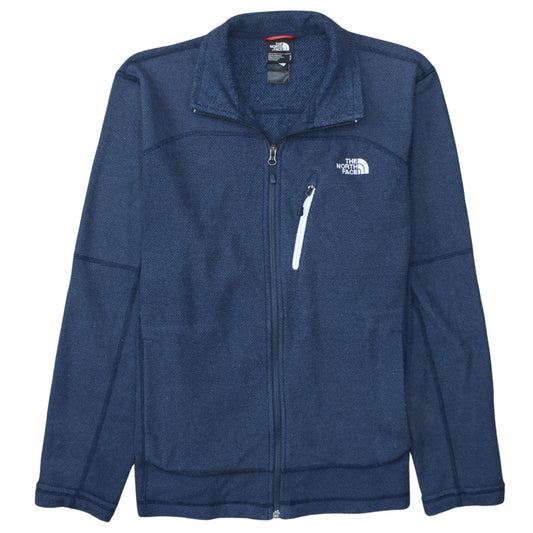 Mens UK Size S The North Face Blue Full Zip Sweatshirt