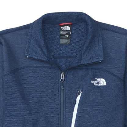 Mens UK Size S The North Face Blue Full Zip Sweatshirt