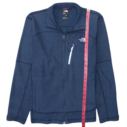 Mens UK Size S The North Face Blue Full Zip Sweatshirt