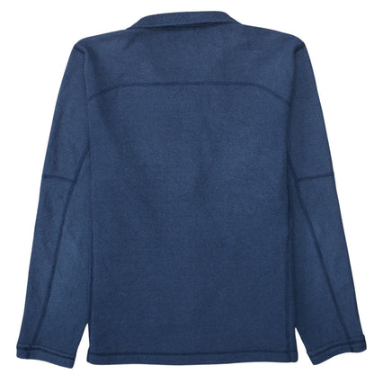 Mens UK Size S The North Face Blue Full Zip Sweatshirt