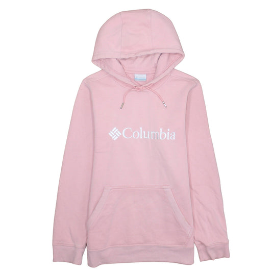 Womens UK Size S Columbia Pink Pullover Hoodie