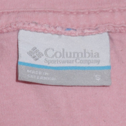 Womens UK Size S Columbia Pink Pullover Hoodie