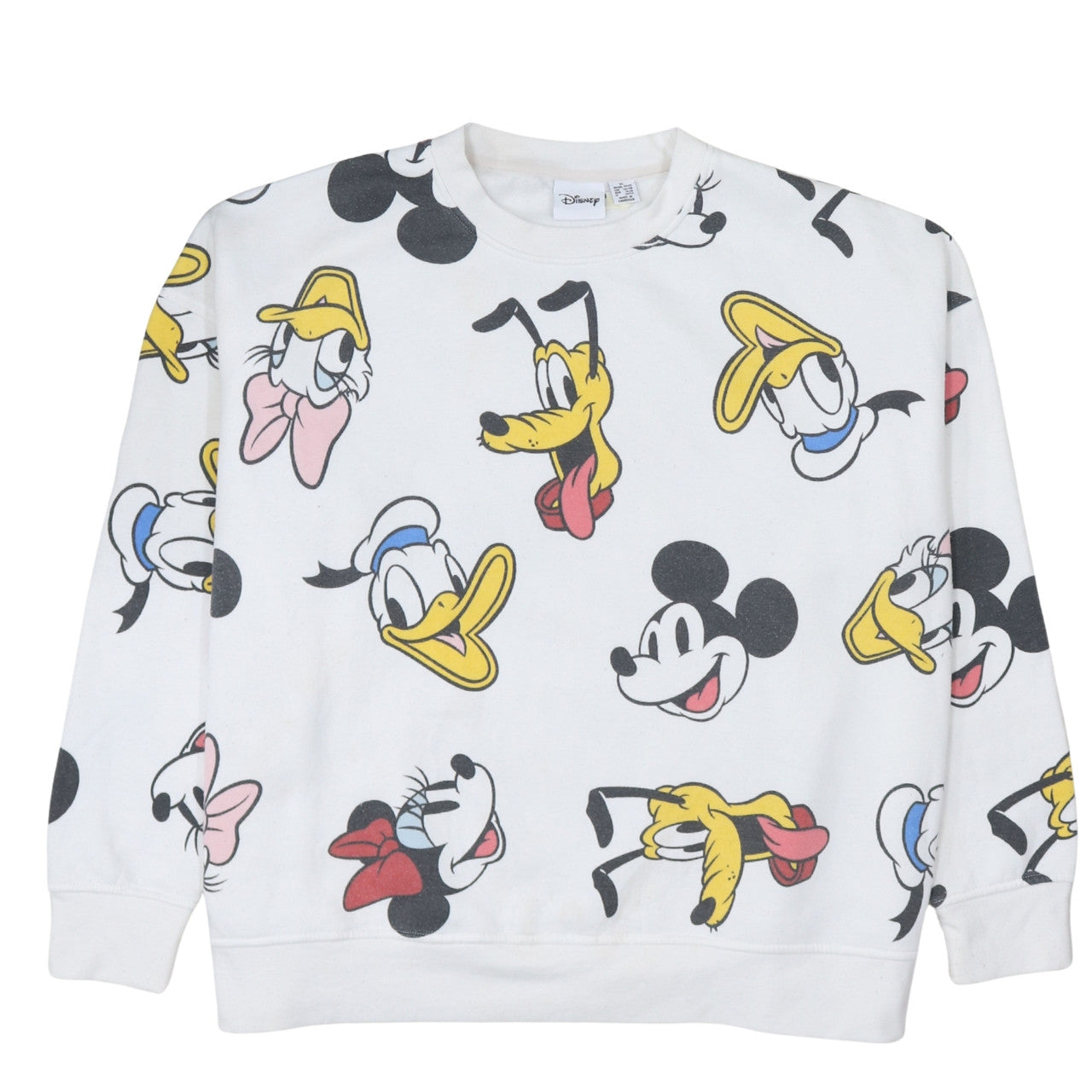 Womens UK Size XL Disney White Pullover Sweatshirt
