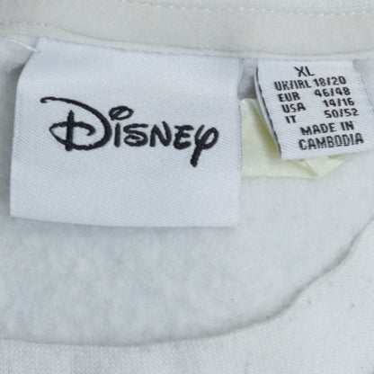 Womens UK Size XL Disney White Pullover Sweatshirt