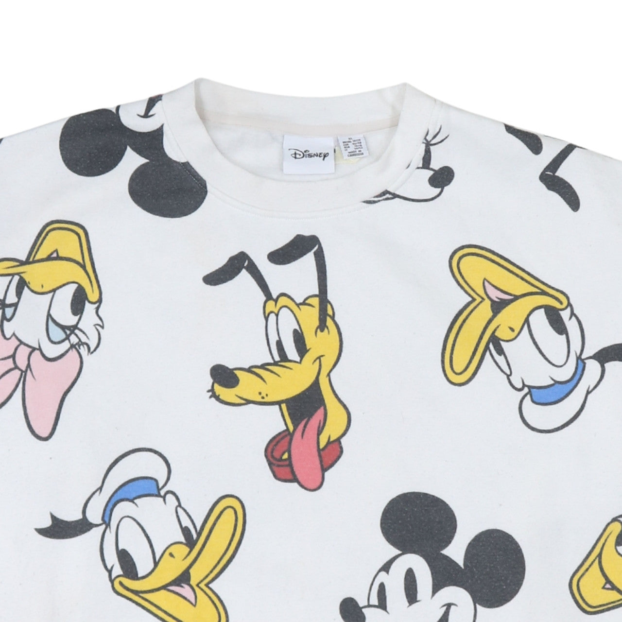 Womens UK Size XL Disney White Pullover Sweatshirt