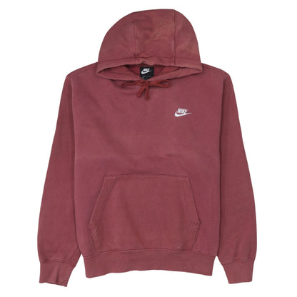 Mens UK Size M Nike Red Pullover Hoodie