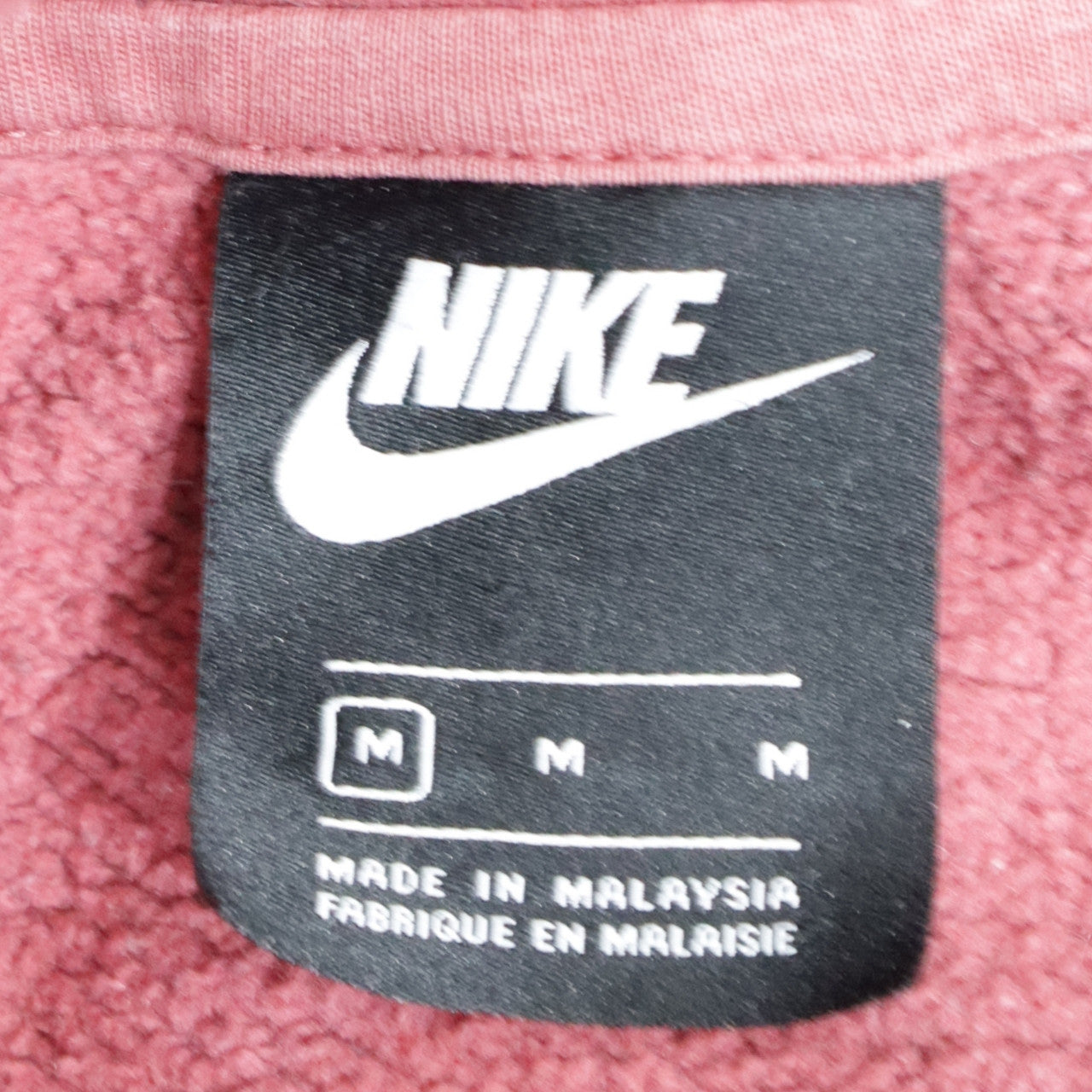 Mens UK Size M Nike Red Pullover Hoodie