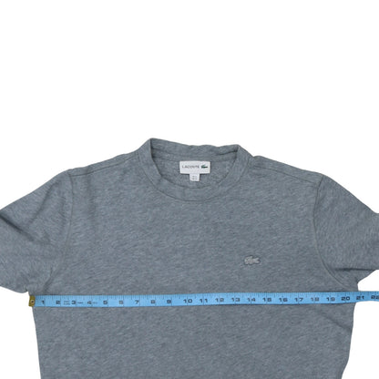 Mens UK Size S Lacoste Grey Pullover Sweatshirt