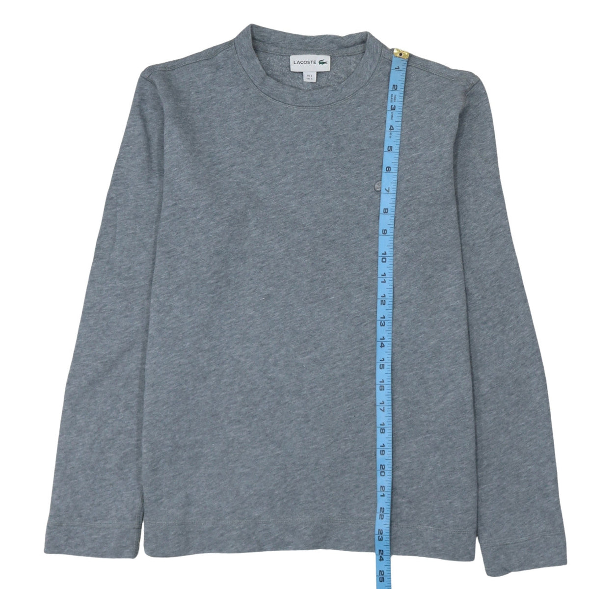 Mens UK Size S Lacoste Grey Pullover Sweatshirt
