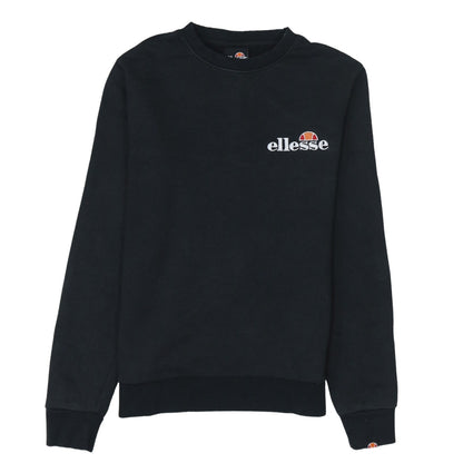 Womens UK Size 8 ellesse Black Pullover Sweatshirt