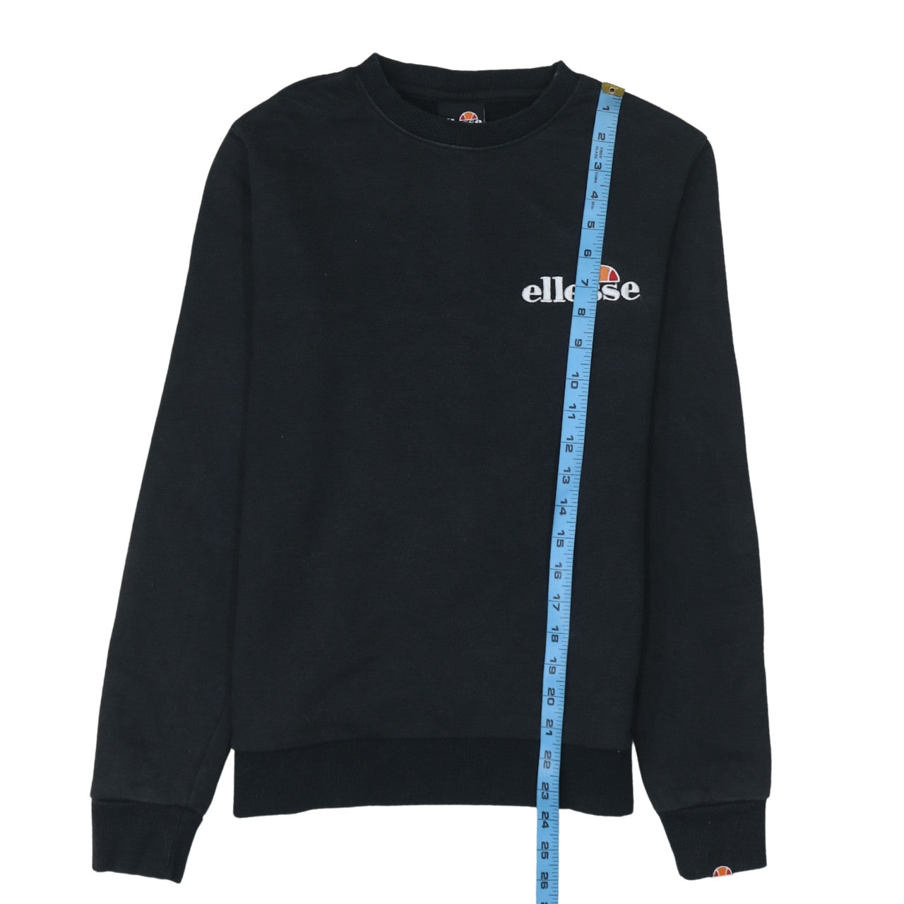 Womens UK Size 8 ellesse Black Pullover Sweatshirt