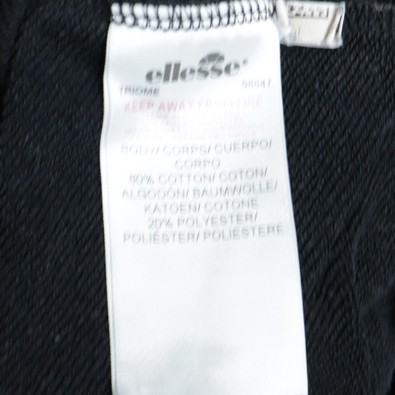 Womens UK Size 8 ellesse Black Pullover Sweatshirt