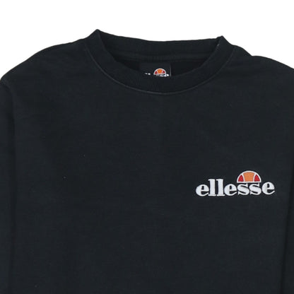 Womens UK Size 8 ellesse Black Pullover Sweatshirt