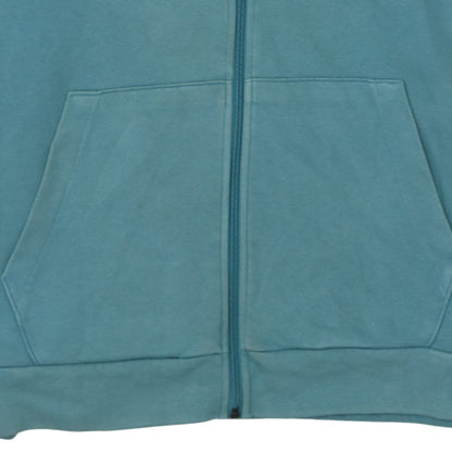 Mens UK Size L Nike Blue Full Zip Hoodie