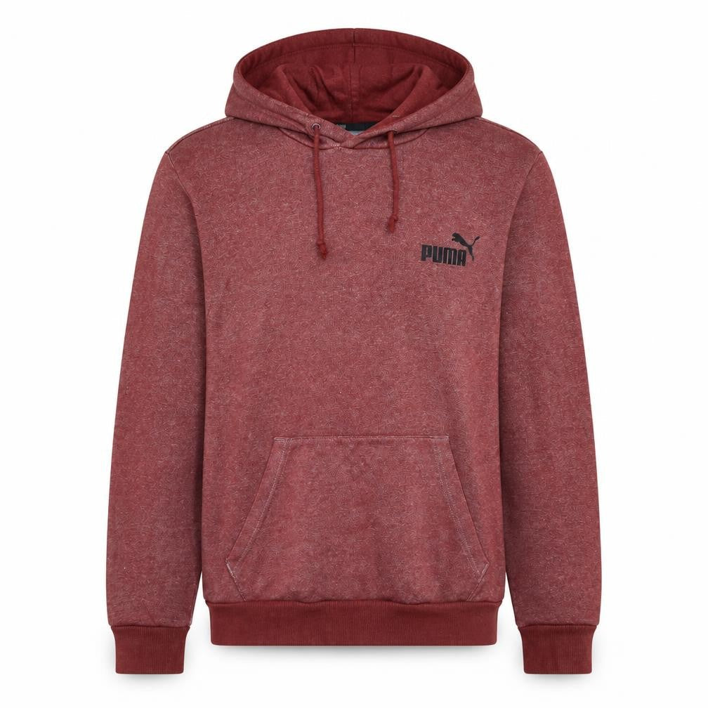 Mens UK Size S PUMA Red Pullover Hoodie