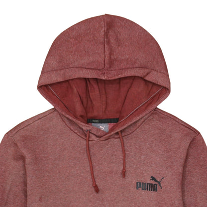 Mens UK Size S PUMA Red Pullover Hoodie
