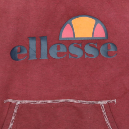 Womens UK Size 8 ellesse Red Pullover Hoodie