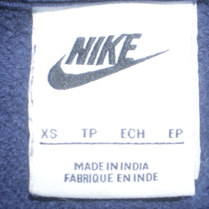 Mens UK Size XS Nike Blue Pullover Hoodie