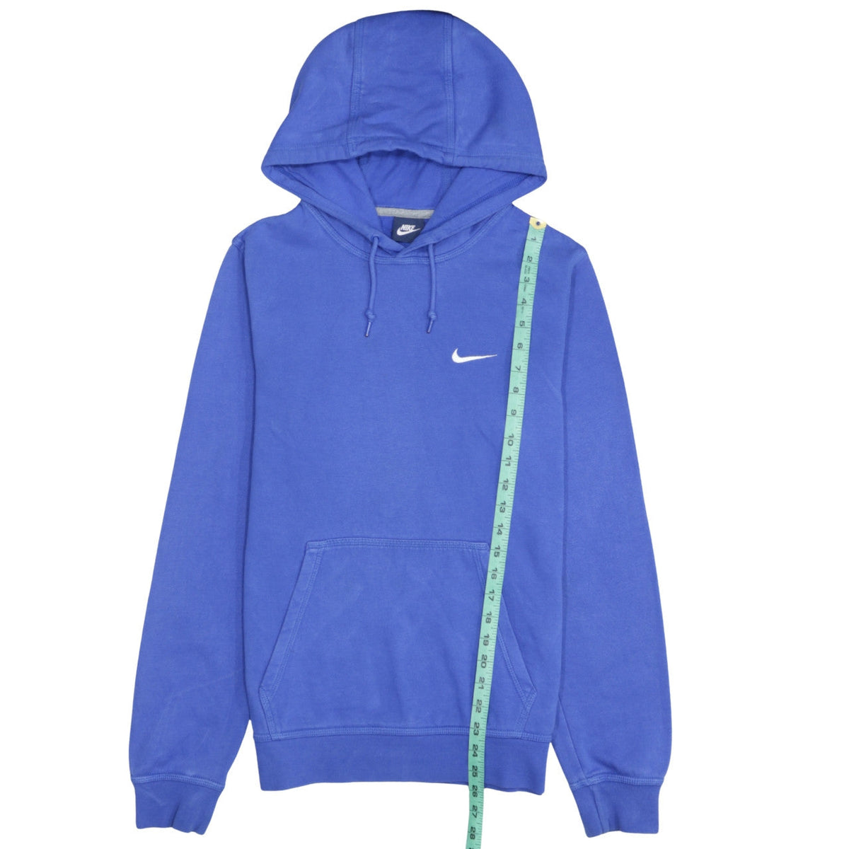 Mens UK Size S Nike Blue Pullover Hoodie