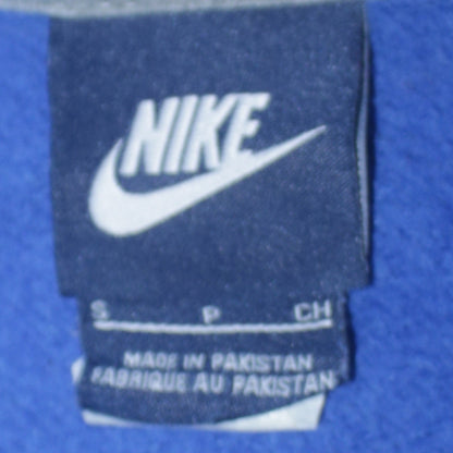 Mens UK Size S Nike Blue Pullover Hoodie