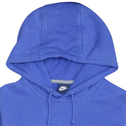 Mens UK Size S Nike Blue Pullover Hoodie