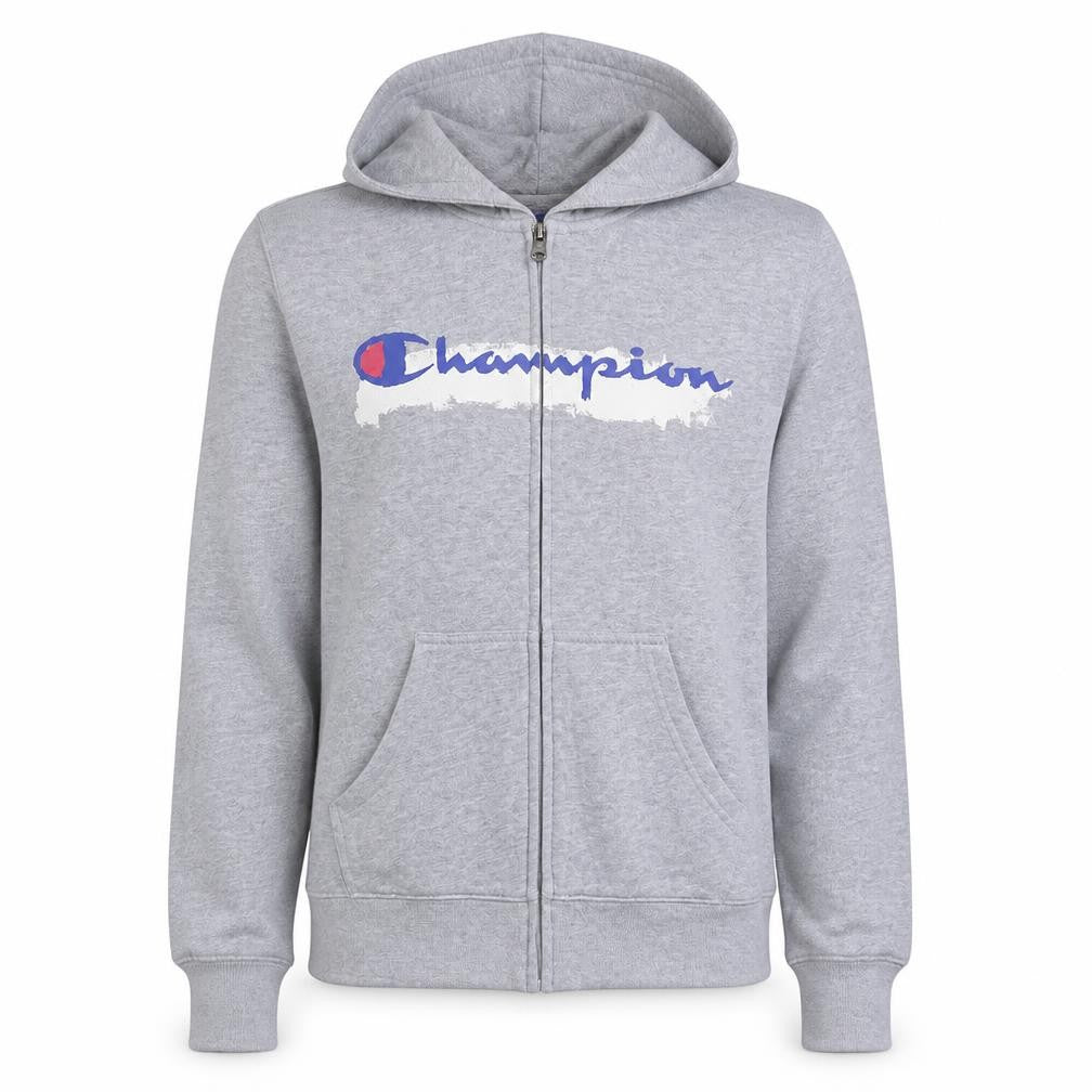 Mens UK Size S Champion Grey Full Zip Hoodie