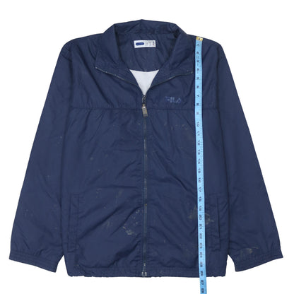 Boys UK Size 16 Years FILA Blue Windbreaker Coat