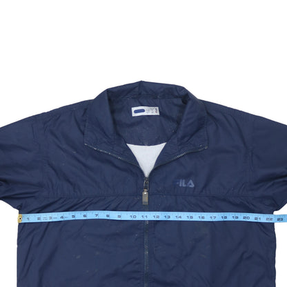 Boys UK Size 16 Years FILA Blue Windbreaker Coat