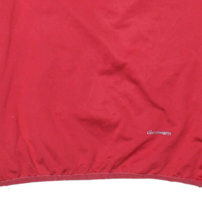 adidas Men’s Red Manchester United ClimaWarm Long Sleeve T-Shirt XL
