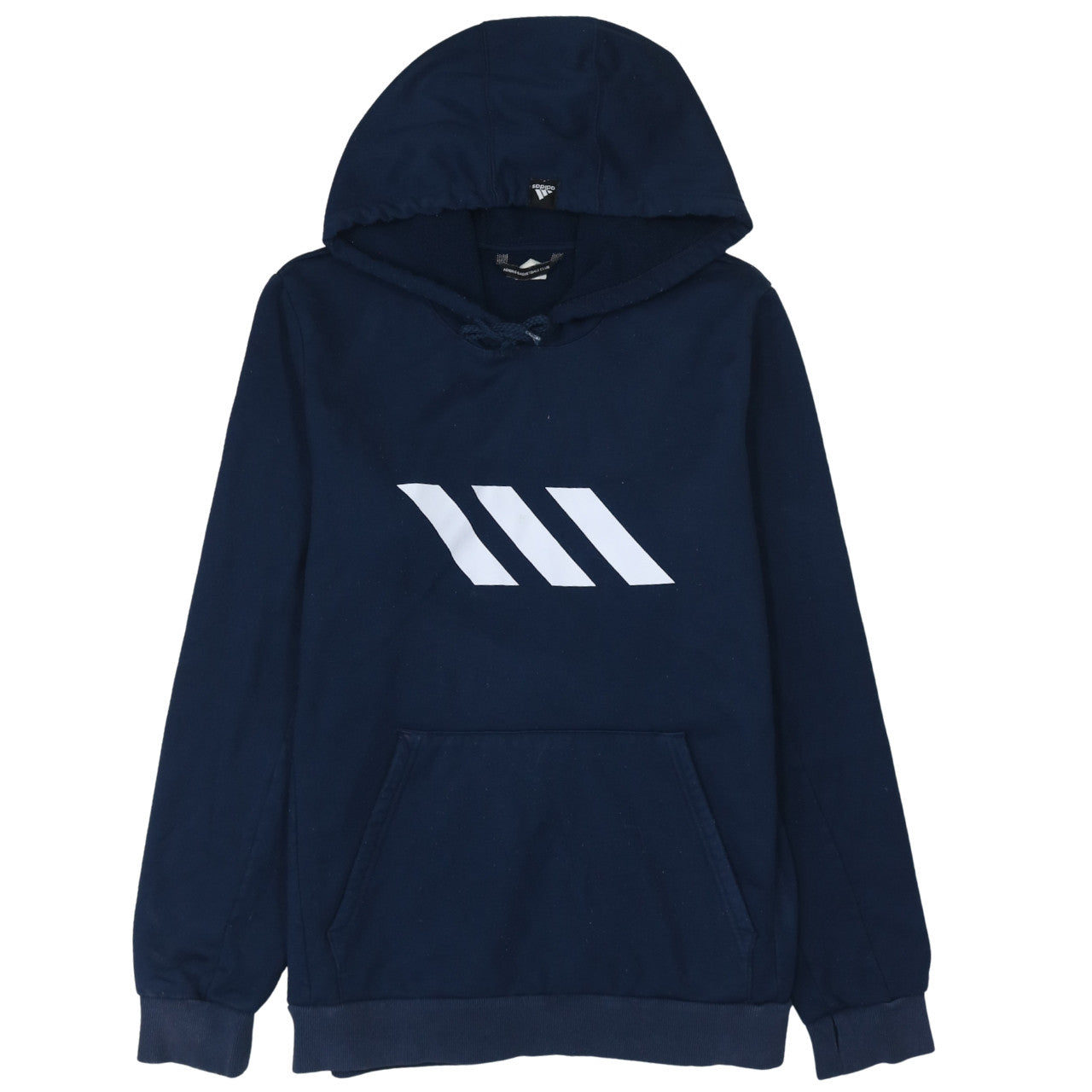 Mens UK Size M adidas Blue Pullover Hoodie